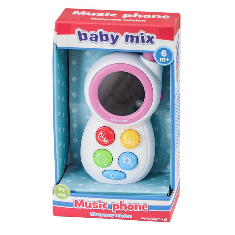 Музична іграшка Мобільний телефон Alexis Baby Mix HS-0513, мелодії, іграшка - 1