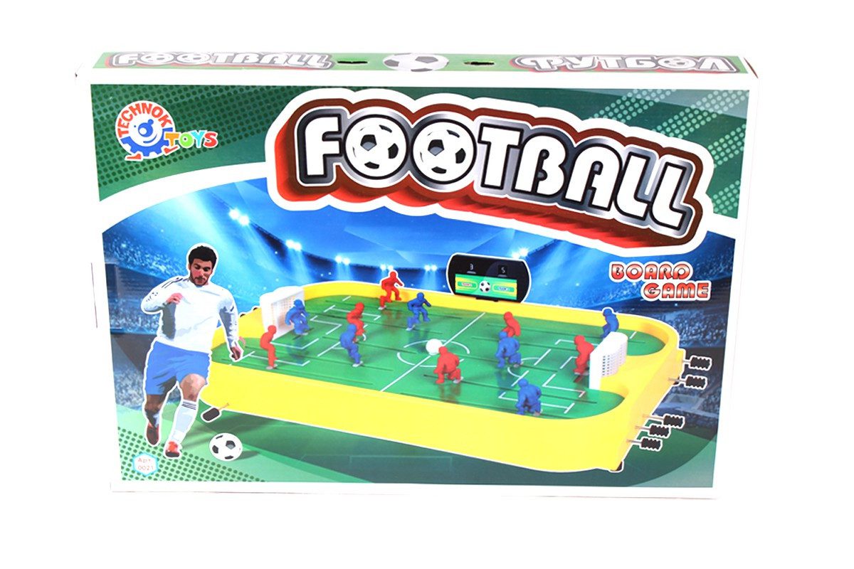 Настільна гра Футбол ТехноК 0021 дитяча стіл поле табло рахунки фігурки м'яч розвиваюча іграшка для дітей - 3