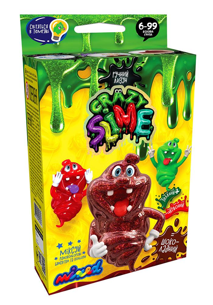 Набір для проведення дослідів Crazy Slime mini Danko Toys SLM-03-01U Лизун слайм своїми руками в'язка маса для дітей - 4