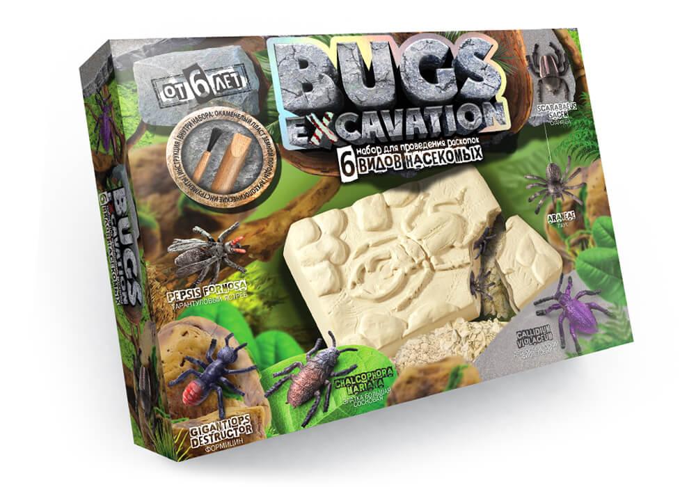 Набір для проведення розкопок Bugs Excavation Danko Toys BEX-01-01 дитячий 6 видів комах іграшка розвиваюча для дітей - 5