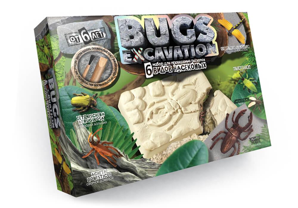 Набір для проведення розкопок Bugs Excavation Danko Toys BEX-01-01 дитячий 6 видів комах іграшка розвиваюча для дітей - 7