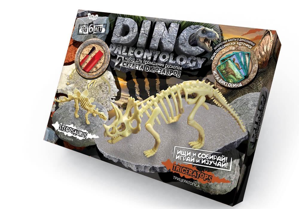 Набір для проведення розкопок DINO PALEONTOLOGY Danko Toys DP-01-01 скелети динозаврів набір для дітей - 5