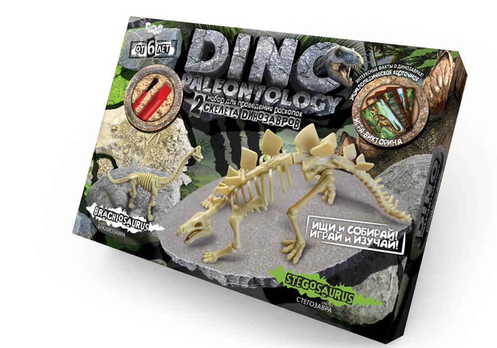 Набір для проведення розкопок DINO PALEONTOLOGY Danko Toys DP-01-01 скелети динозаврів набір для дітей - 7