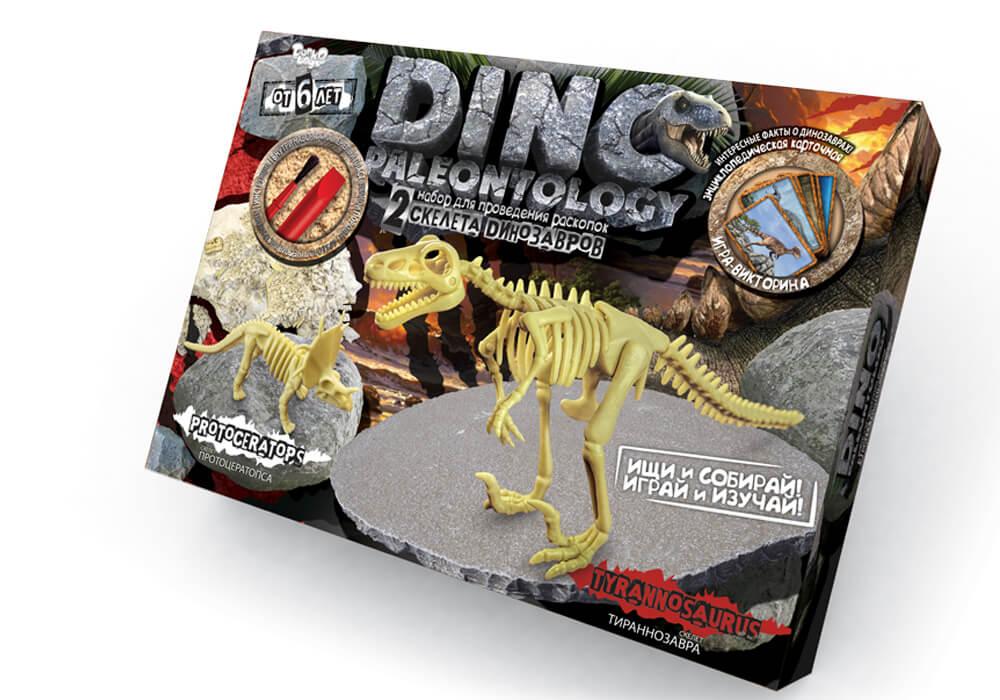 Набір для проведення розкопок DINO PALEONTOLOGY Danko Toys DP-01-01 скелети динозаврів набір для дітей - 9