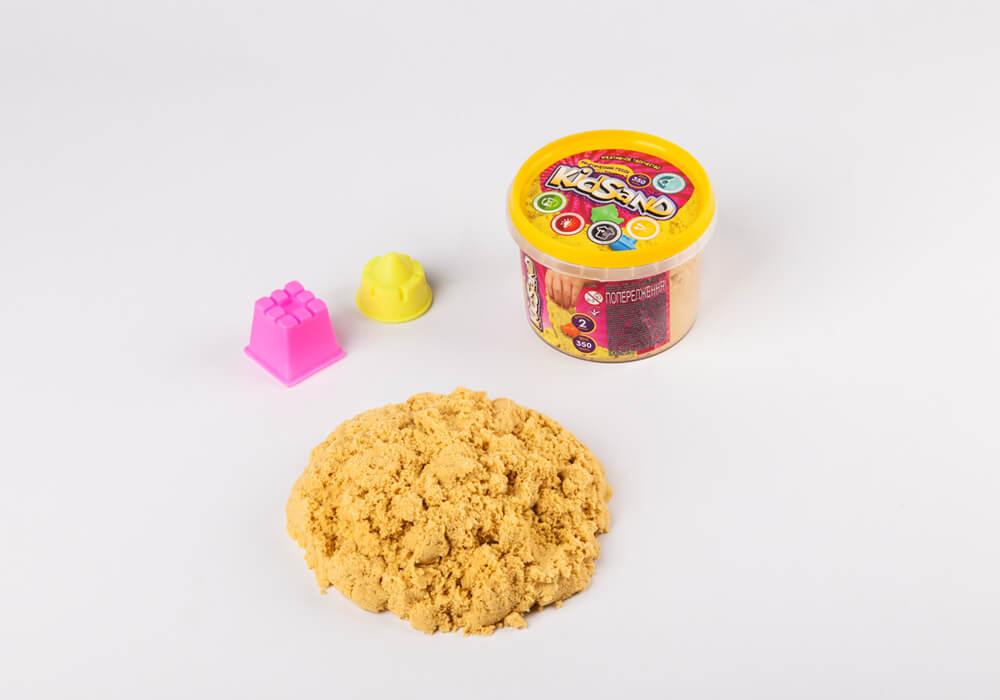 Кінетичний пісок KidSand в банці 350 г, Danko Toys KS-01-03, чарівний пісок, креативна творчість - 6