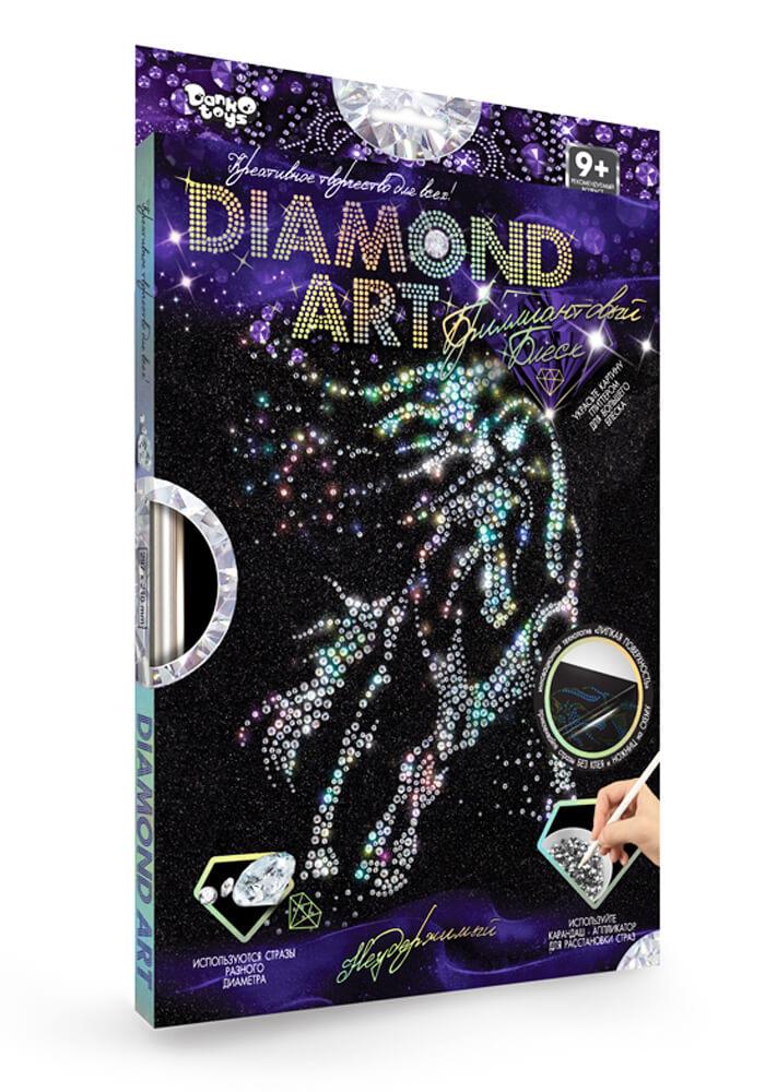 Набір для творчості DIAMOND ART Danko Toys DAR-01-01 кристали стрази рамка креативна творчість для дітей - 3
