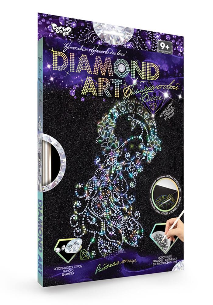 Набір для творчості DIAMOND ART Danko Toys DAR-01-01 кристали стрази рамка креативна творчість для дітей - 5