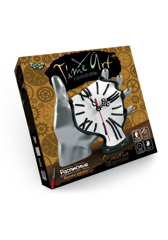 Набір для творчості Розписний годинник Time ART Danko Toys ARTT-01-02 годинниковий механізм фарби дитячий креатив для дітей - 1