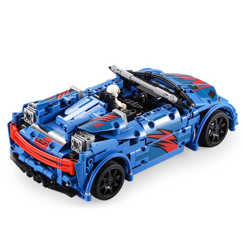 Конструктор CaDa Technik Crash Racing Car на радіоуправлінні C51052W пульт зарядка 585 дет дитячий для хлопчиків - 2