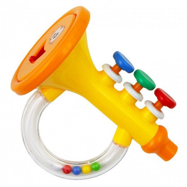 Брязкальце Baby Mix Дудка GW-G23 дитяча пластикова розвиваюча іграшка для малюків - 1