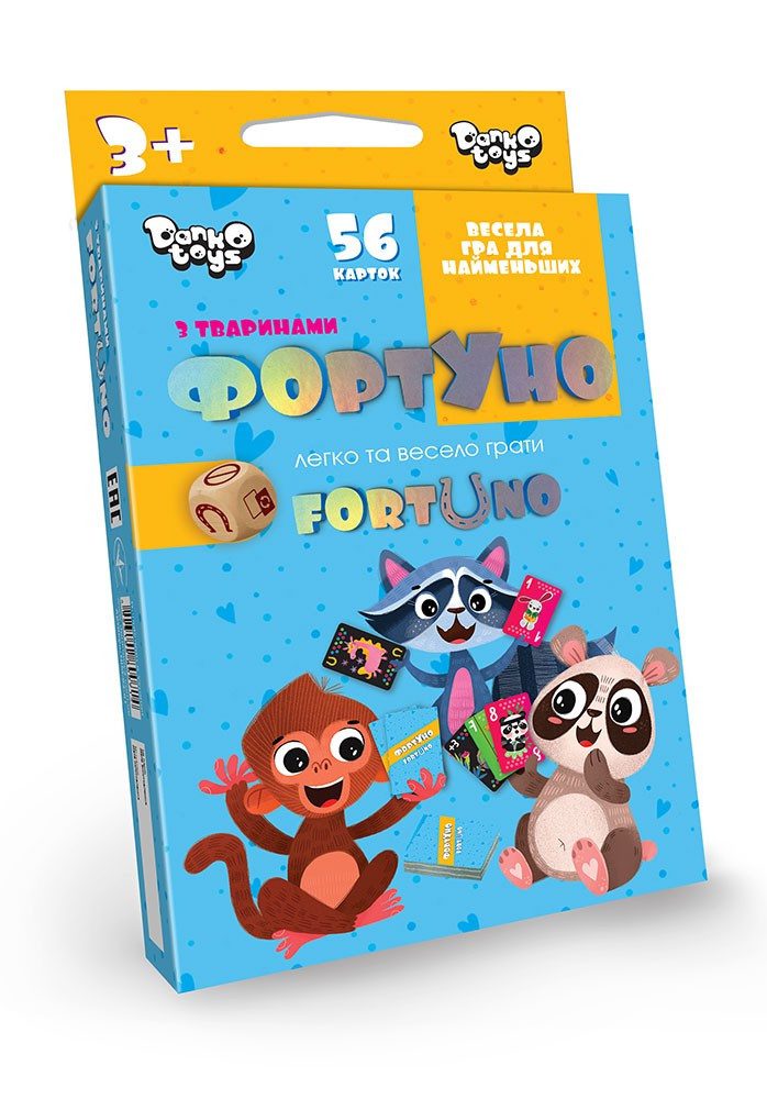 Розвиваюча настільна гра ФортУно Fortuno (укр) Данко Toys UF-01-01U для всієї родини дорослих дітей компаній - 1