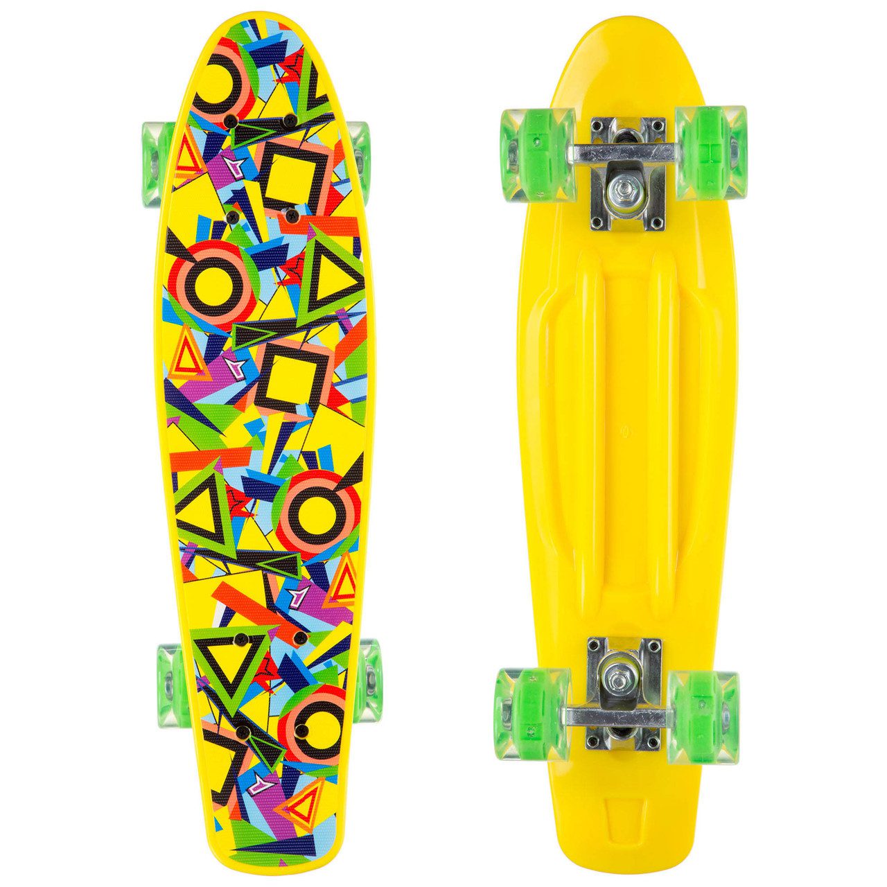 Скейт Пенні Борд Penny Board Cruiser Profi 881 з колесами що світяться - 9