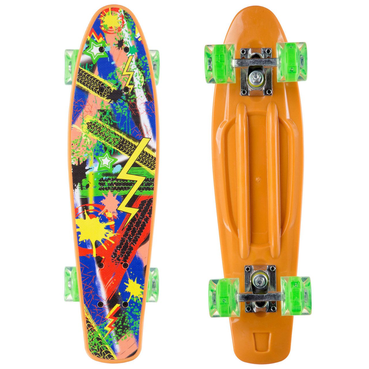 Скейт Пенні Борд Penny Board Cruiser Profi 881 з колесами що світяться - 8