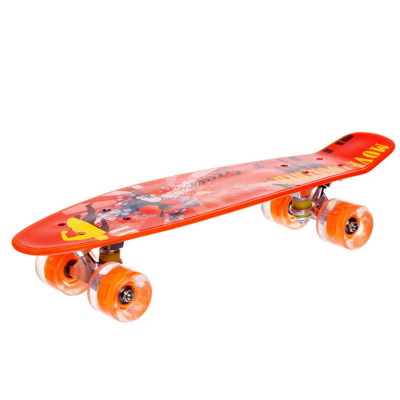 Скейт Пенні Борд Penny Board Cruiser Profi 881 з колесами що світяться - 2