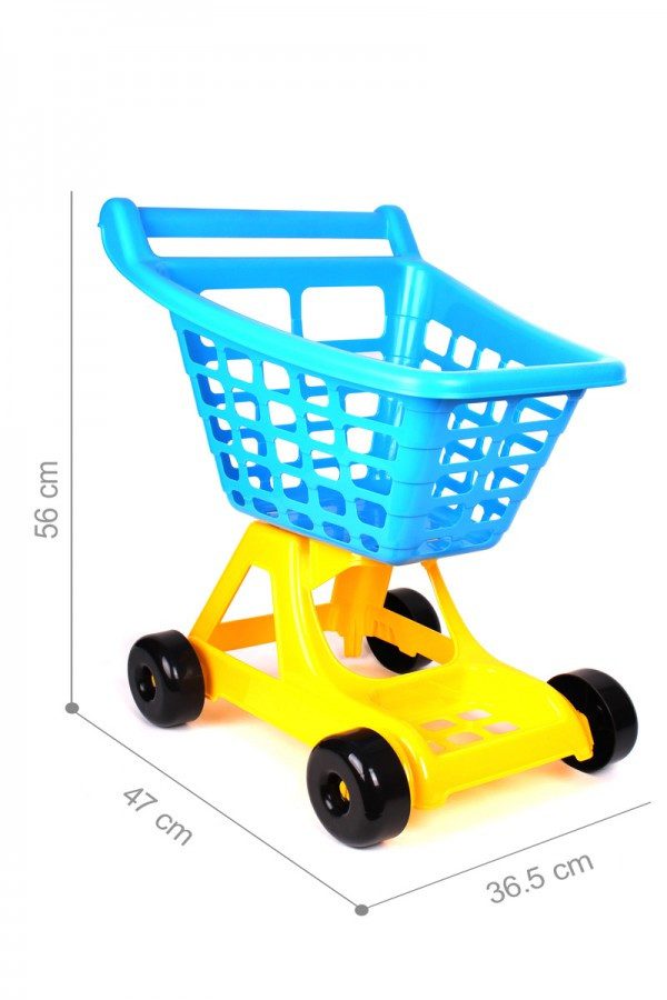Візок для супермаркету ТехноК 4227 дитяча пластикова іграшка для дітей - 3
