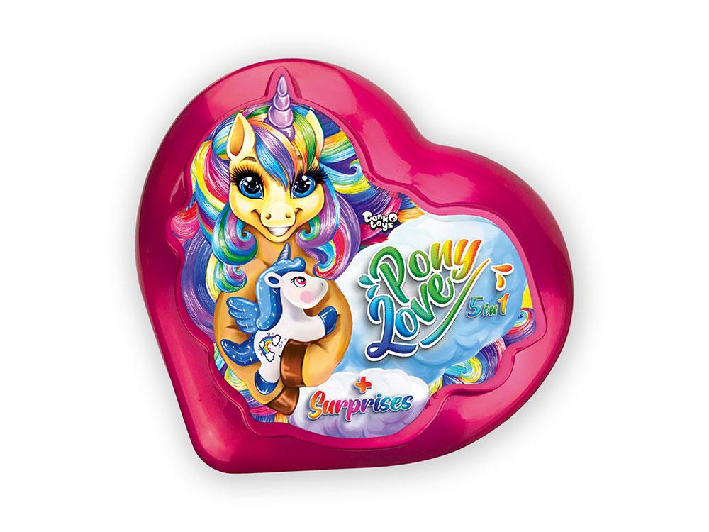 Набір креативного творчості Pony Love Danko Toys BPS-01-02U сюрприз іграшки слайм пісок бомбочка для ванни для дітей - 1