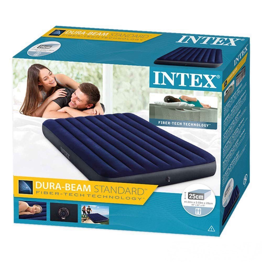 Велюровий матрац 152 x 203 x 25 см. Двомісний Intex 64759 - 5