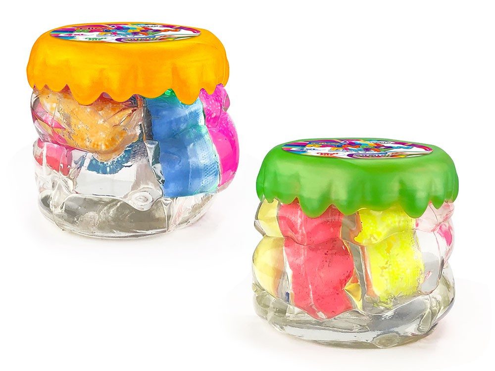В'язка маса Rainbow Fluffy Slime 4XL 400 г Danko Toys RFS-01-01U пластилін повітряний кульковий дитячий слайм лизун - 1