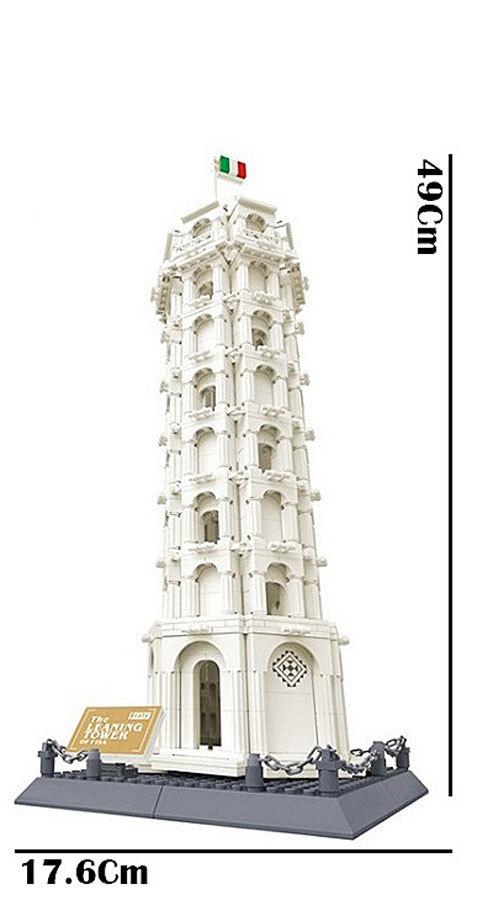 3д Конструктор Архітектура Пізанська Вежа Tower of Pisa Wange 5214 - 6