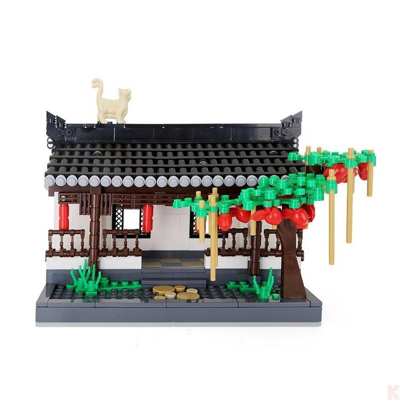 Конструктор Wange 3D Архітектура Будинок у китайському стилі Хуей 3312 пластиковий 507 ел. 3Д - 2