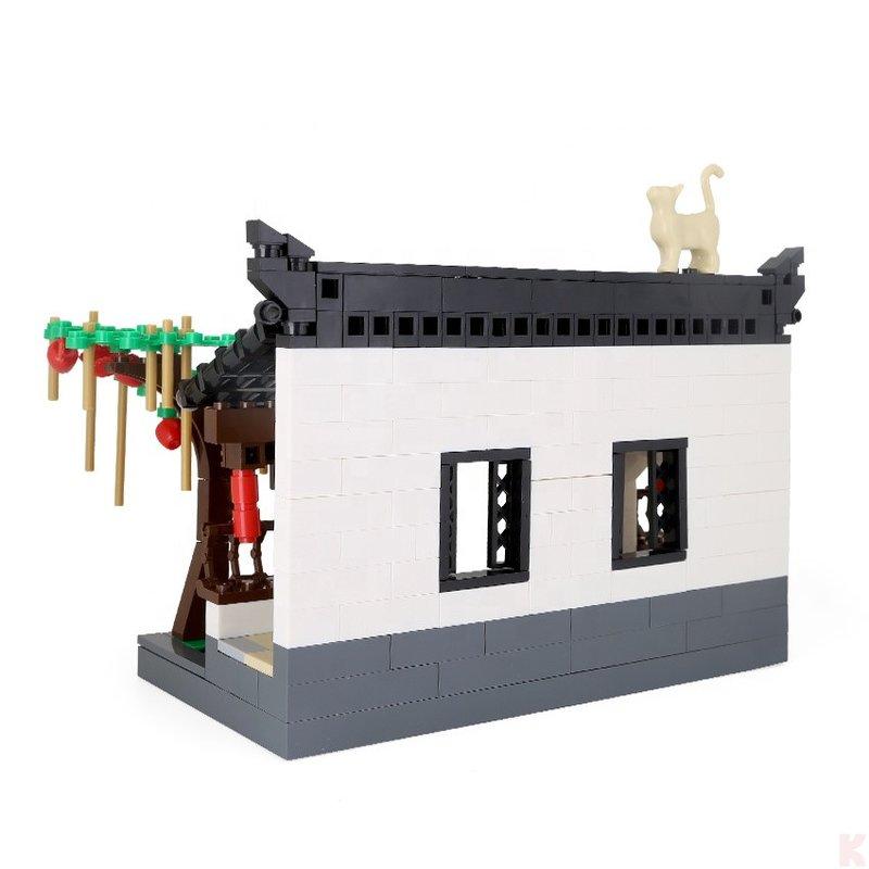 Конструктор Wange 3D Архітектура Будинок у китайському стилі Хуей 3312 пластиковий 507 ел. 3Д - 3