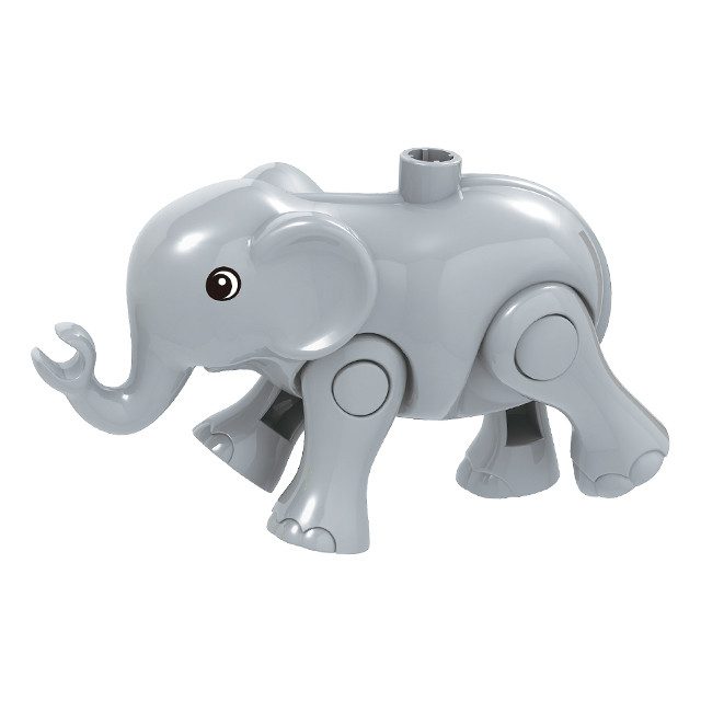 Конструктор COGO Duplo Зоопарк Duplo Zoo 6824 Кого 22 деталі дитячий розвиваючий для малюків - 3