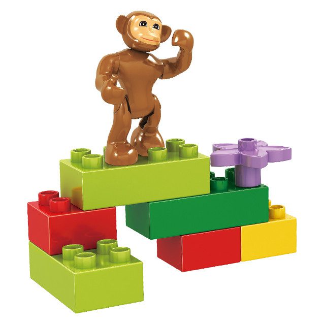 Конструктор COGO Duplo Зоопарк Duplo Zoo 6824 Кого 22 деталі дитячий розвиваючий для малюків - 5