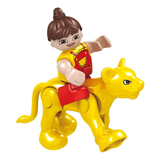Конструктор COGO Duplo Зоопарк Duplo Zoo 6824 Кого 22 деталі дитячий розвиваючий для малюків - 9
