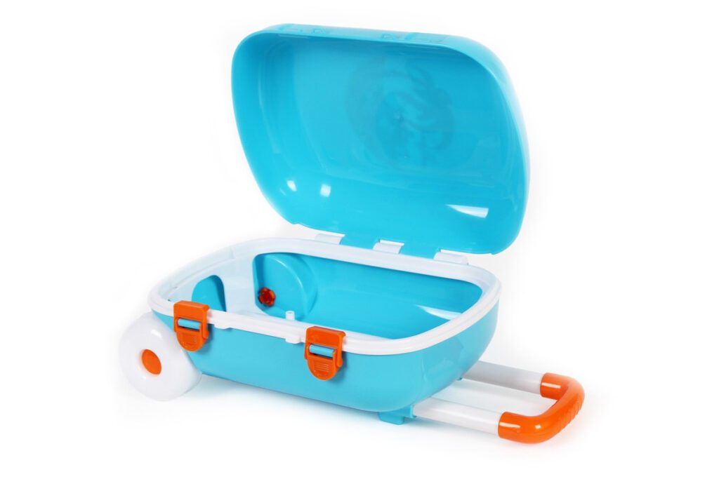 Валіза Технок 6108 з регульованою ручкою колеса містка дитяча пластикова іграшка для дітей - 3
