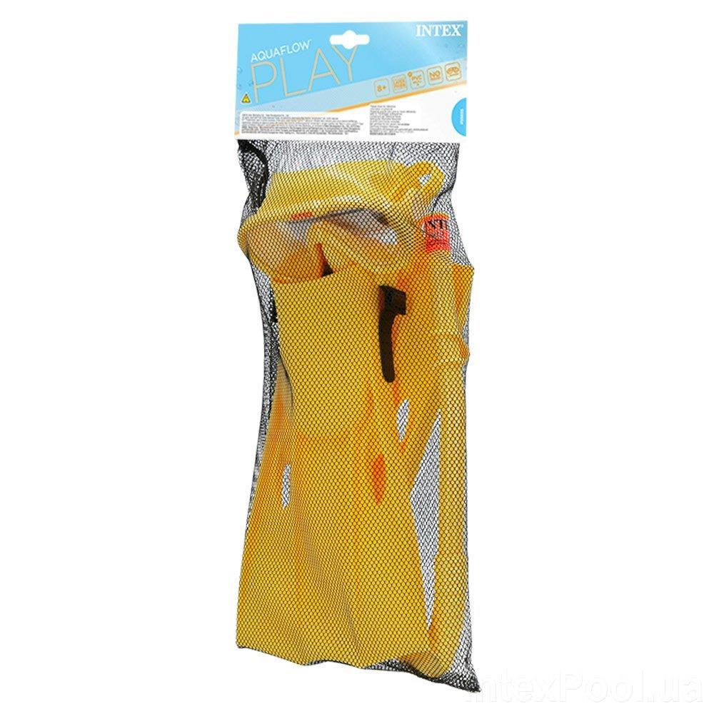 Набір для плавання 3в1 Intex 55655 маска для плавання ласти окуляри з 8 років для дітей - 5