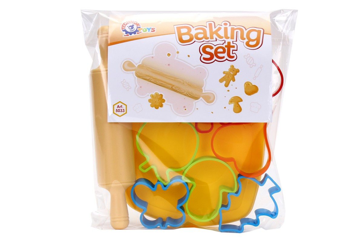 Набір для випічки 5033 ТехноК качалка дошка формочки дитяча іграшка пластикова для дітей кухня - 3