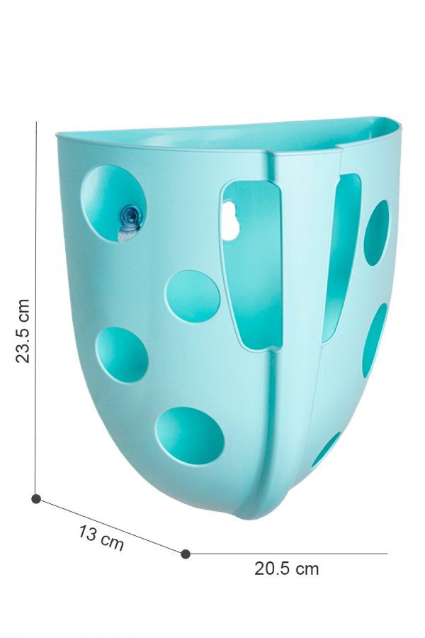 Органайзер ТехноК 7754 для дитячих іграшок у ванну функціональний контейнер для зберігання присоски - 2