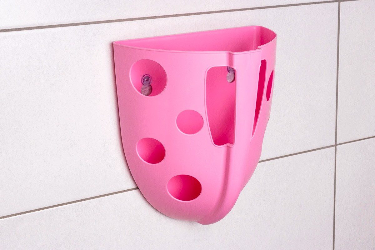 Органайзер ТехноК 7754 для дитячих іграшок у ванну функціональний контейнер для зберігання присоски - 4