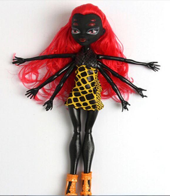 Лялька Monster High Павук 3307-B / C Монстр Хай шарнірна дитяча іграшка 6 видів для дівчаток - 1
