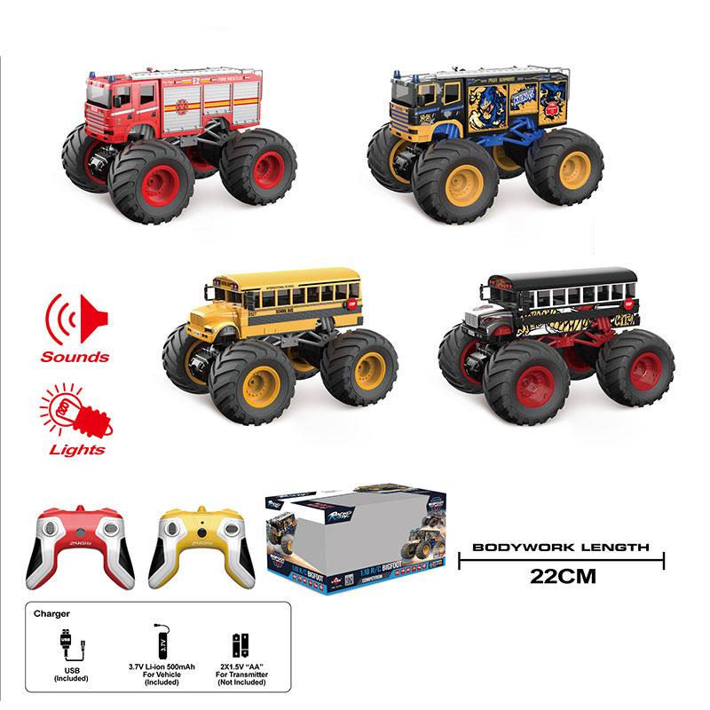 Радіокерована машинка Джип/Автобус, арт. DL18A01-DL18A04 - 1