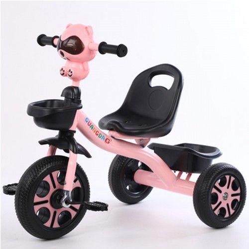 Велосипед триколісний Kids tricycle триколісний трицикл 2 кошика EVA колеса музика світло для дітей - 4