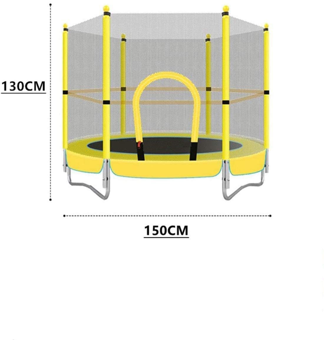 Батут 1,5 * 1,3 м 5FT захисна сітка сталевий каркас основа поліпропілен для дітей сухий басейн спорт - 2