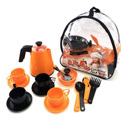 Набір посуду Cooking Set в сумці 1504 Юніка 39 предметів чайник каструлі сервіз дитяча іграшка для дітей кухня - 1