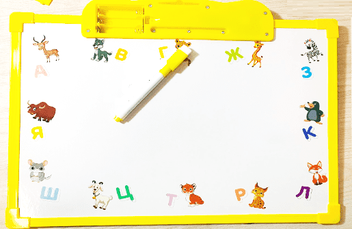 Інтерактивна дошка Весела абетка 2 в 1 SK 0020 для малювання піаніно розвиваючі іграшки для дітей букви звуки пісні загадки - 3