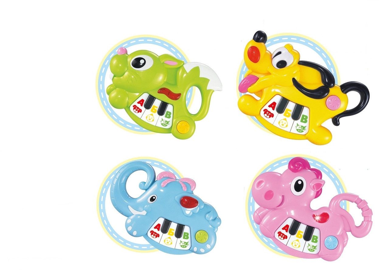 Орган Музичні звірятка UKA-A0018-2 / 3/4 піаніно звук підсвічування цифри літери назви тварин для дітей пісенька - 2