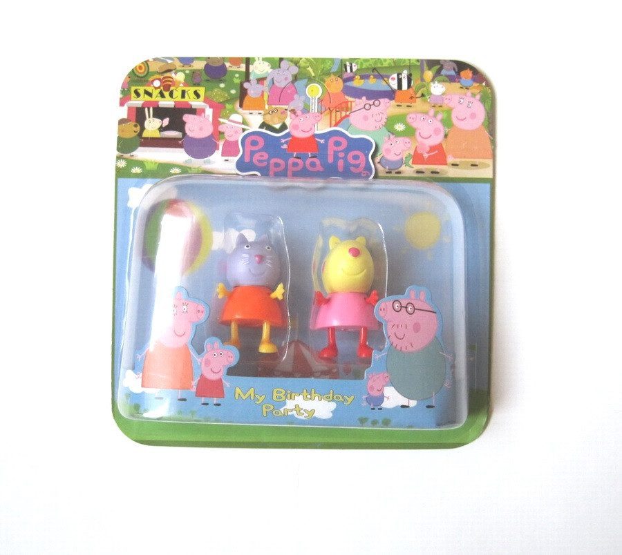 Набір фігурок Свинка Пеппа і друзі TBG 8002 рухаються руки ноги ігрові фігурки пластикові дитяча іграшка - 2