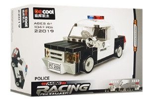 Дитячий пластиковий конструкт Гоночні машини Decool 22019-22022, Racing mini 94-104 дет - 5