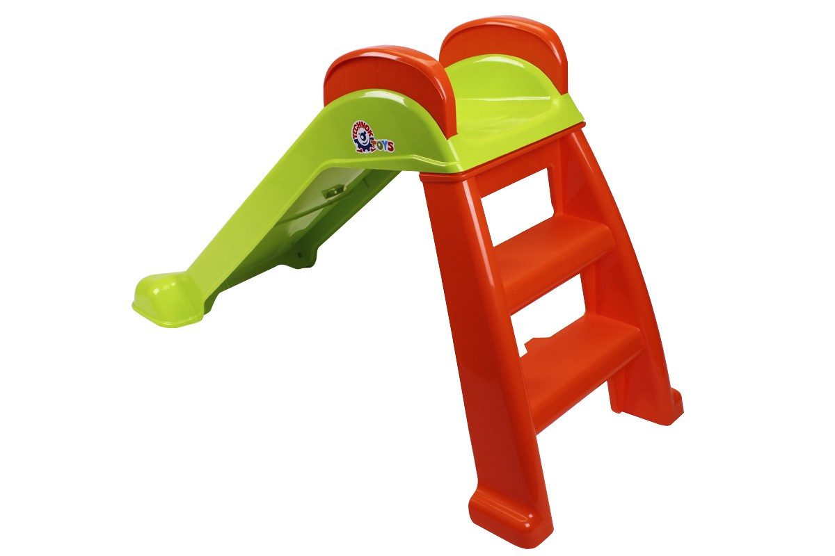 Дитяча гірка ТехноК 8058 велика пластикова спуск 80 см розбірна для саду дачі вулиці кімнати - 2