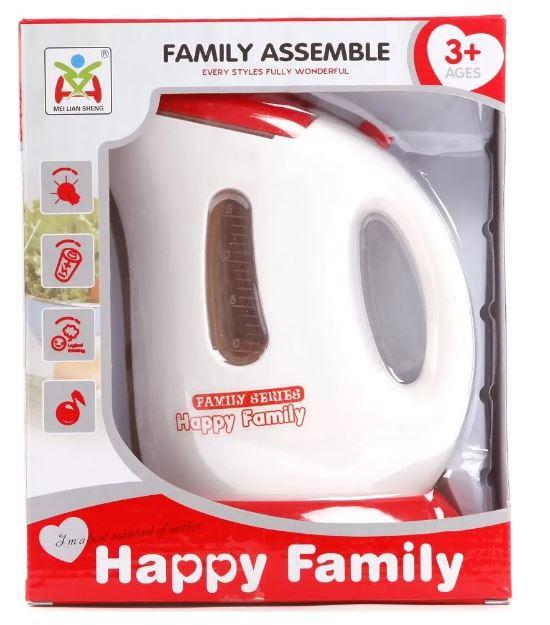 Дитячий Чайник LS820K24 happy family іграшковий на батарейках світло звук для дітей ігор техніка для кухні - 4