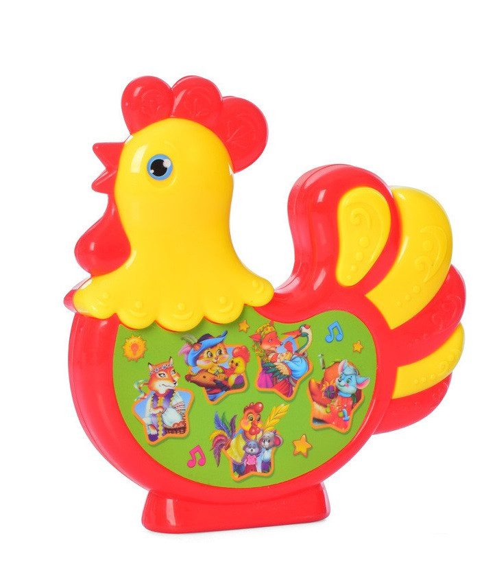 Аудіо-казки Півник Казкар FT 0019 інтерактивна іграшка 5 казок підсвічування на батарейках розвиваюча для дітей - 2