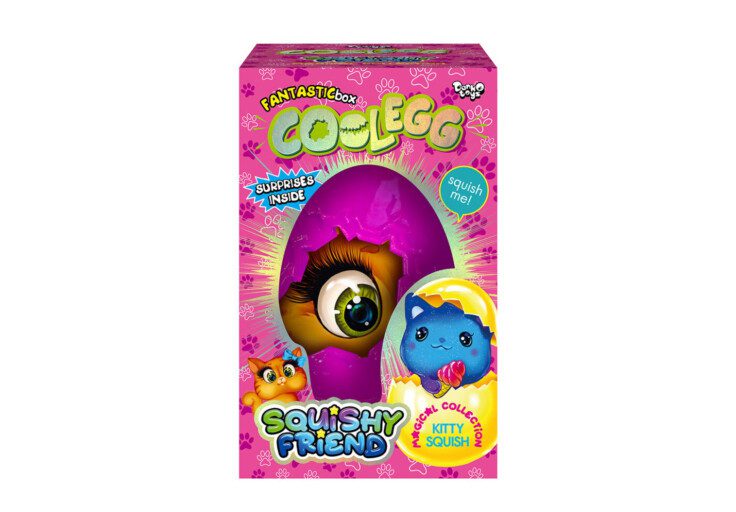 Набір креативної творчості Cool Egg Danko Toys CE-02 пісок тісто слайм сніг орбізи сквіш для дітей яйце маленьке - 3