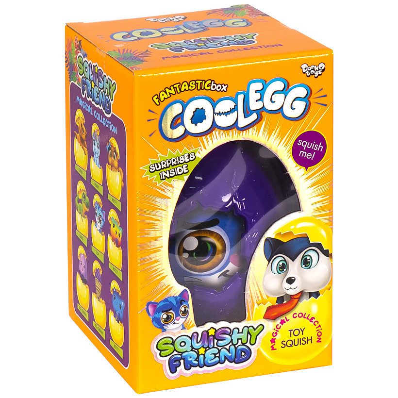 Набір креативної творчості Cool Egg Danko Toys CE-02 пісок тісто слайм сніг орбізи сквіш для дітей яйце маленьке - 4