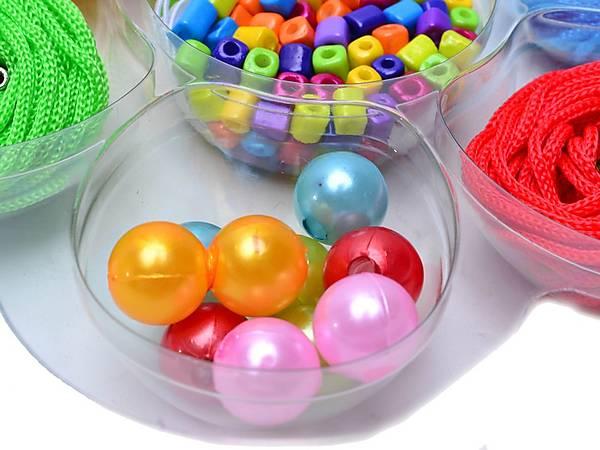 Набір дитячої творчості Фенечки Danko Toys Ф6-М-1 креатив для дітей бісер кристали браслети дівчинки - 3