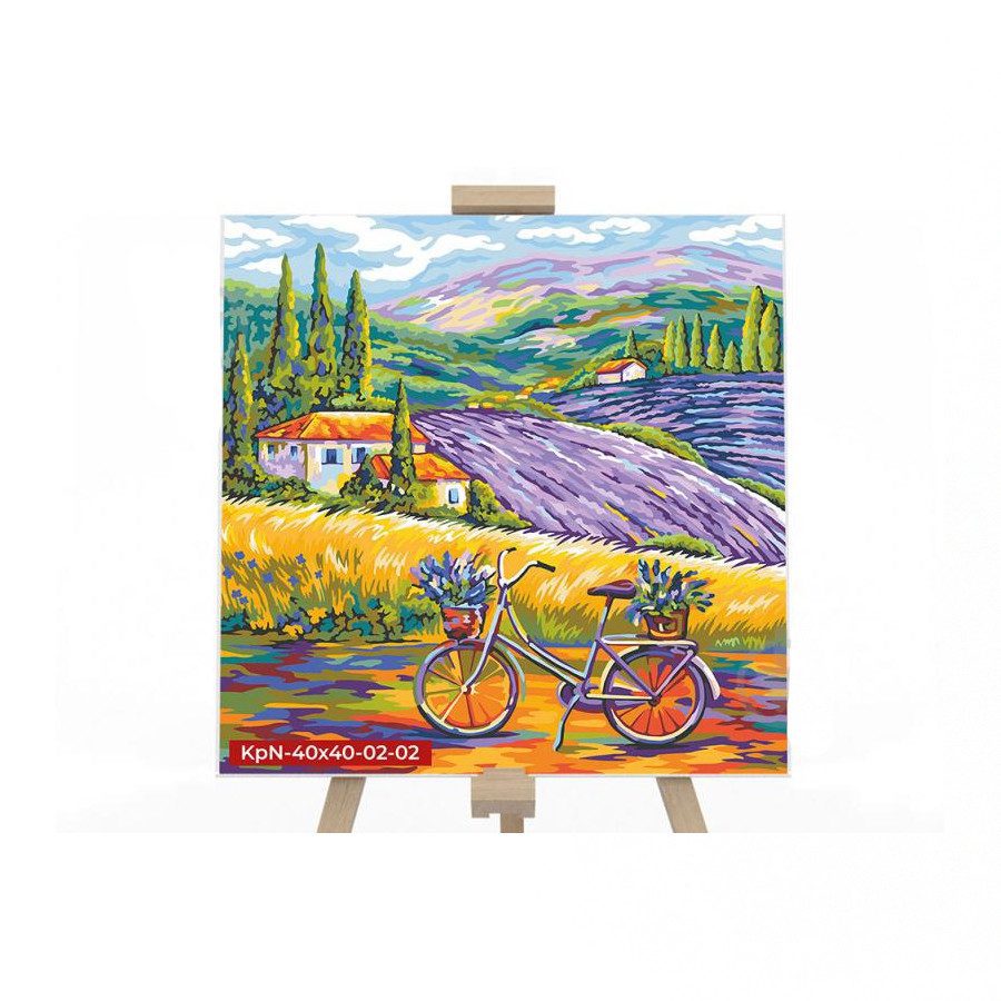 Картина за номерами PAINTING BY NUMBERS Danko Toys KpNe-40х40-02 дитячий набір творчості для дітей - 8