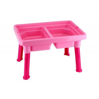 Ігровий столик 7853 ТехноК 2в1 дитячий пластиковий для піску фломастер маркер мольберт розвиваюча іграшка для дівчаток - 3